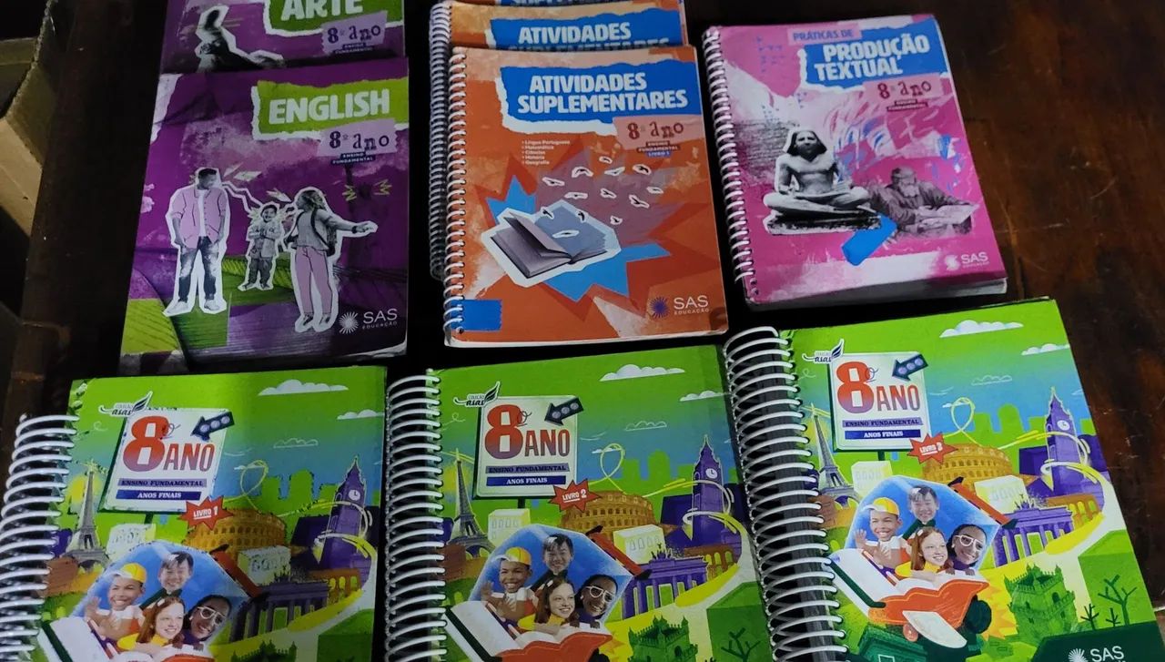 Livros: Coleção SAS 8° ano