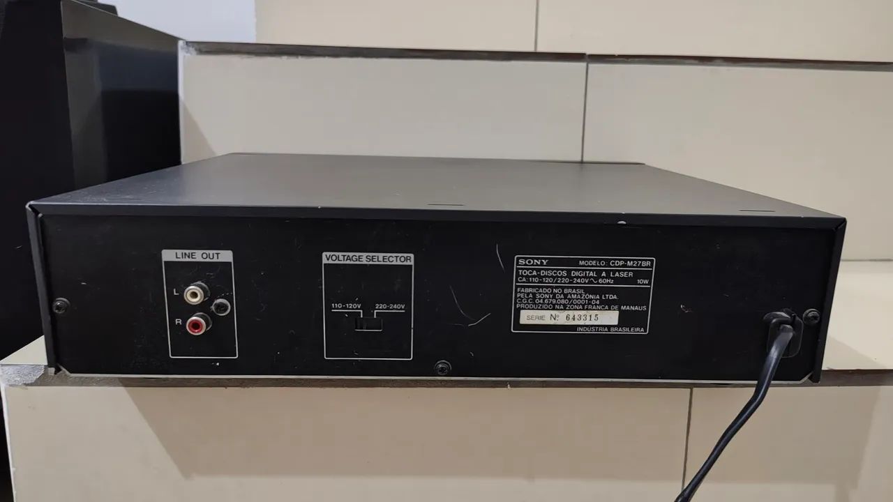 Compact Disc Player CDP M 27 BR  Sony  - Foto 2