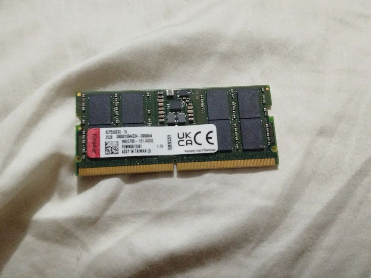 Memória RAM ddr5 16 gb notebook  - Foto 2