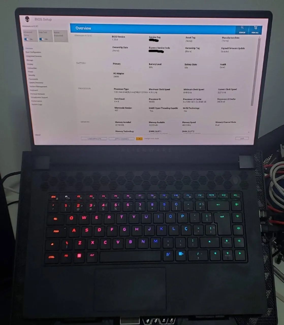 Alienware M15 R7 i7-12th RTX 3070 Ti 32GB RAM 3TB SSD | Suporte Dell Plus até 2028 - Foto 4