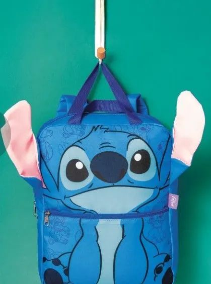 Mochila Escolar Stitch Lacrada Nova