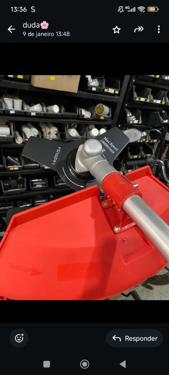 roçadeira a gasolina - Foto 6