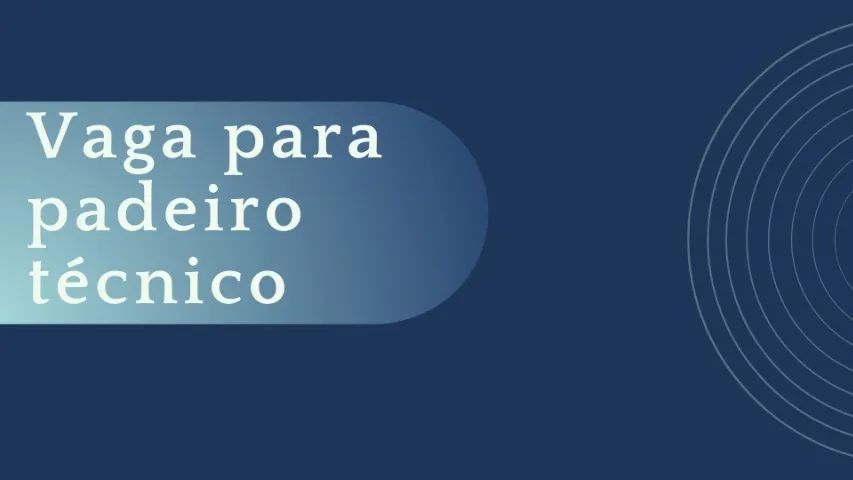 PROCURO PADEIRO TÉCNICO SANTISSIMO 