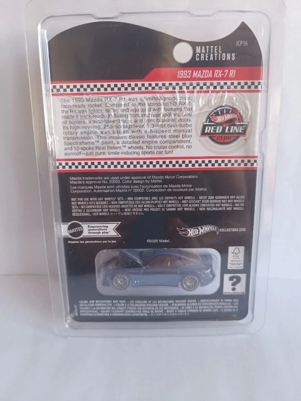 Hot Wheels RLC 1993 Mazda RX-7 R1 - Foto 4