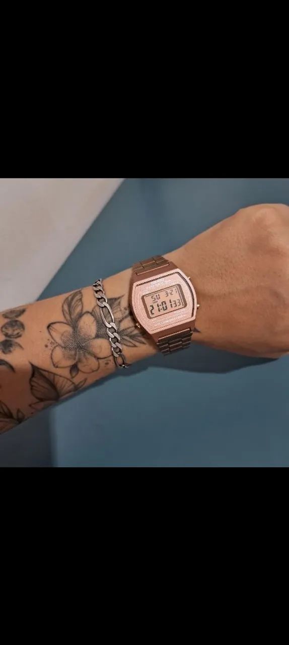 Relógio Casio rose gold