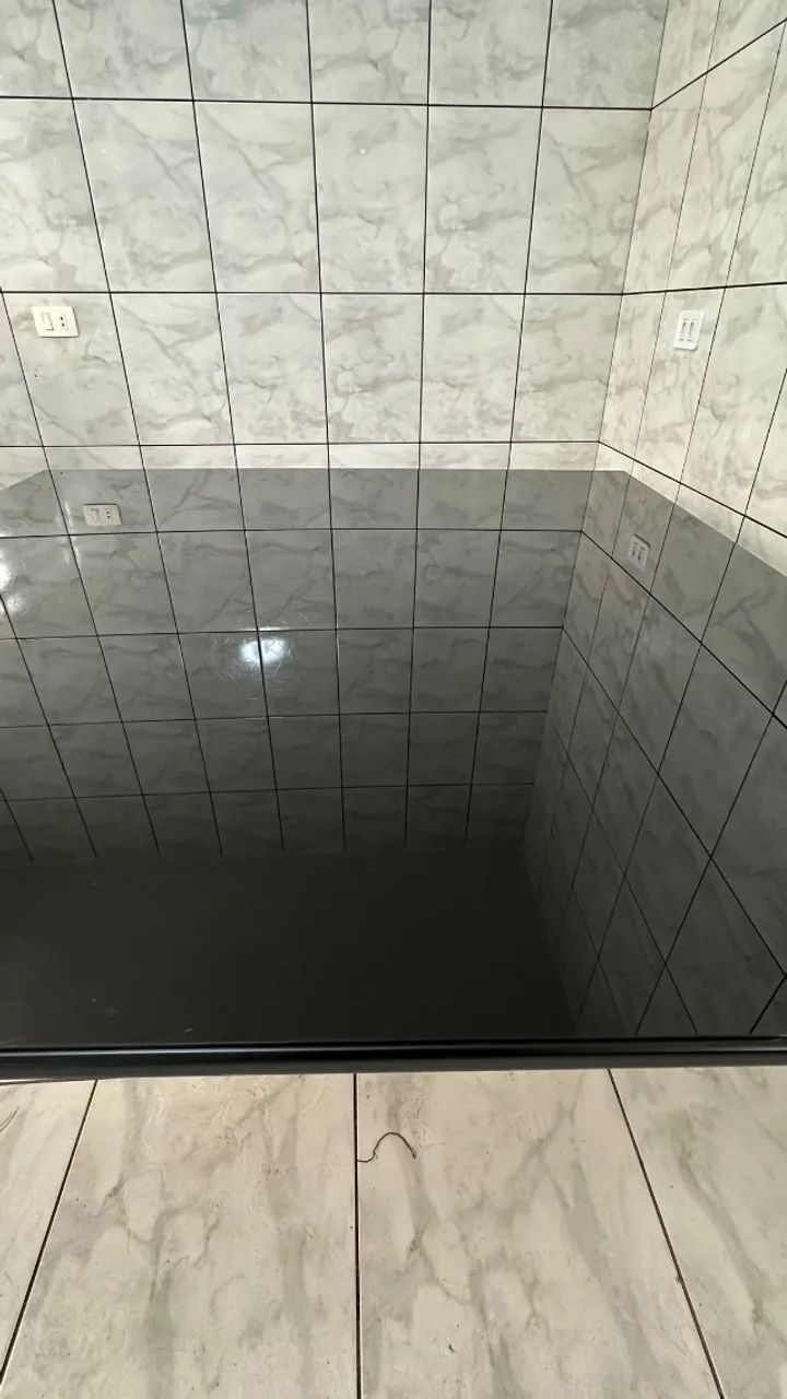 Mesa quadrada com vidro  - Foto 4