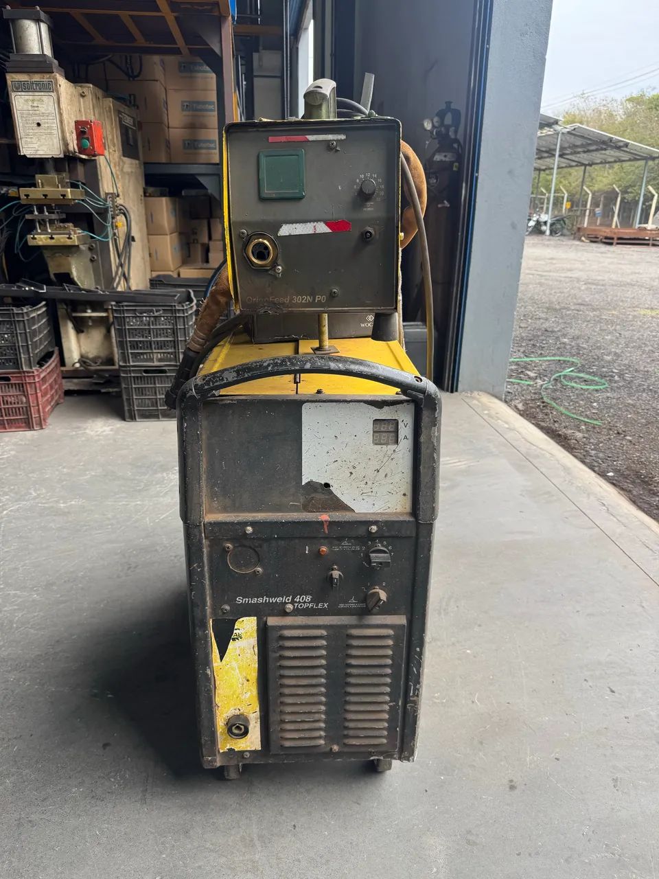 Maquina de Solda mig Esab Smashweld 408 topflex - Foto 3