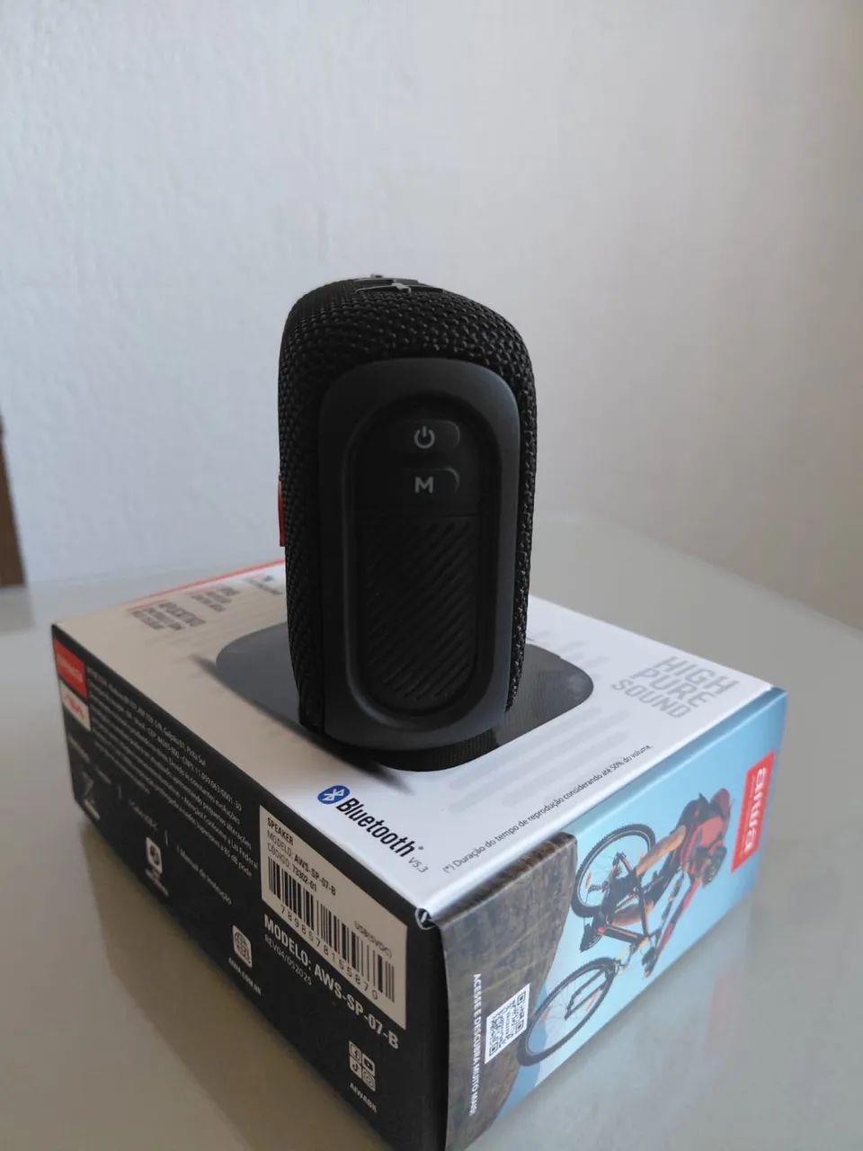 Caixinha de som aiwa nova - Foto 4