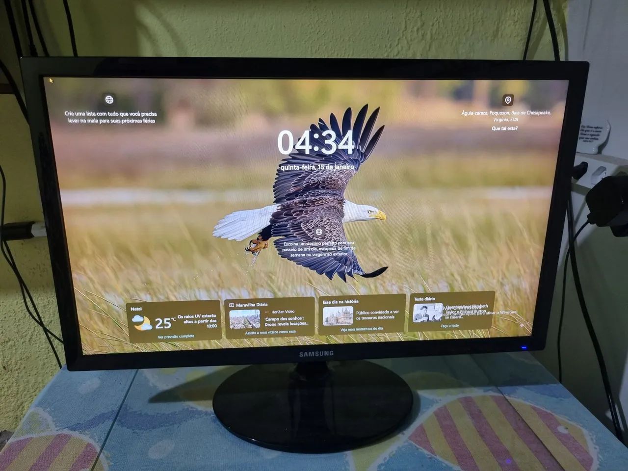 Monitor Gamer SAMSUNG 24" 75Hz 1ms ( COM CAIXA )