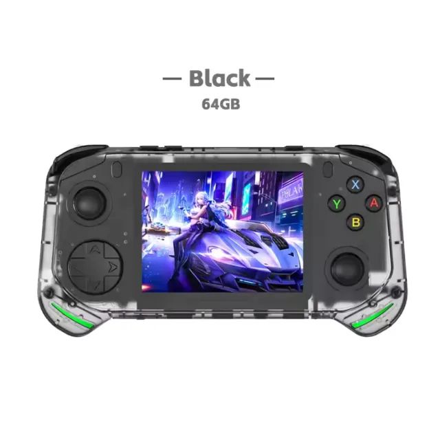 Vídeo game Portátil horizontal RX6H 20000 + Jogos 64gb Tela IPS 3.5 Polegadas Black - Foto 4