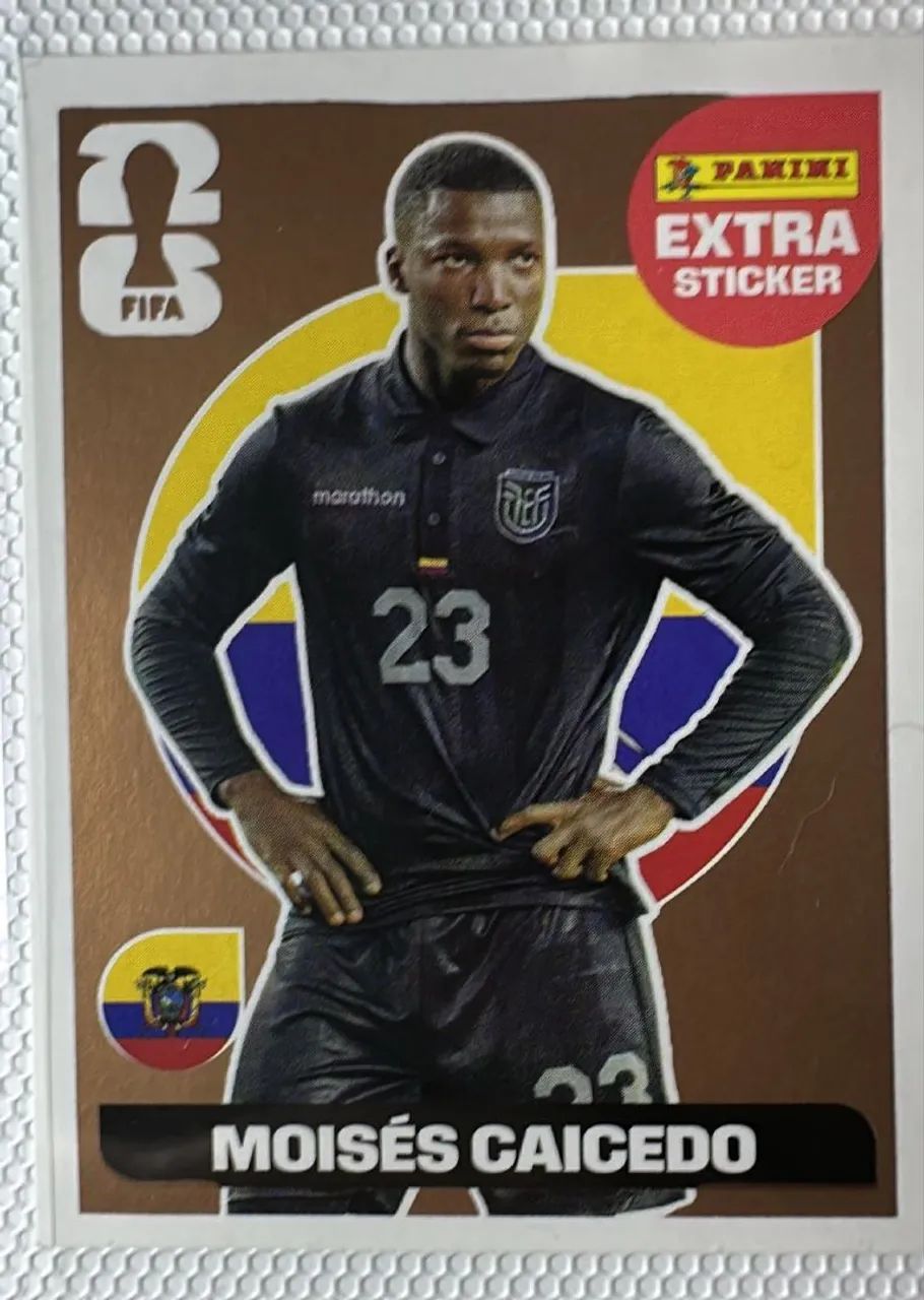 Figurinha Legend Moisés caicedo bronze