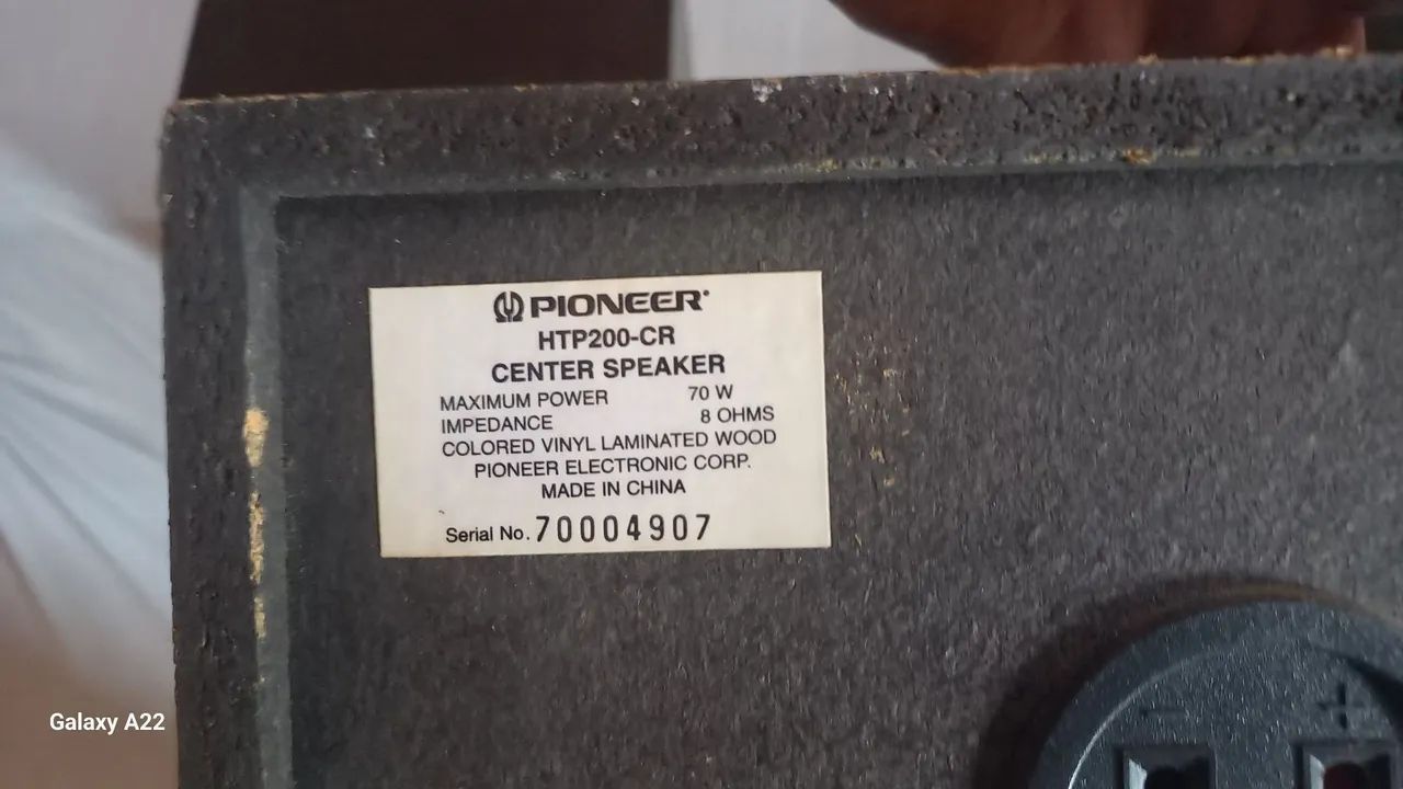 Caixas de som pioneer 2 frontais e 1 central - Foto 5