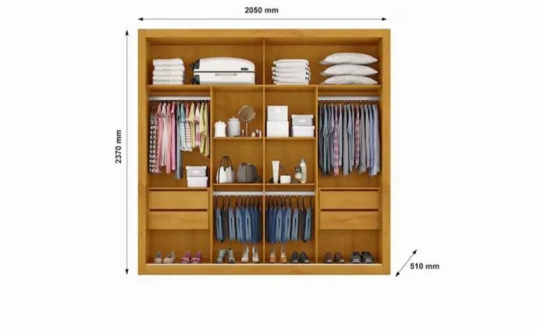 Kit Móveis para Quarto Completo - Guarda-Roupa + Penteadeira Camarim + Base Box + Cabeceir