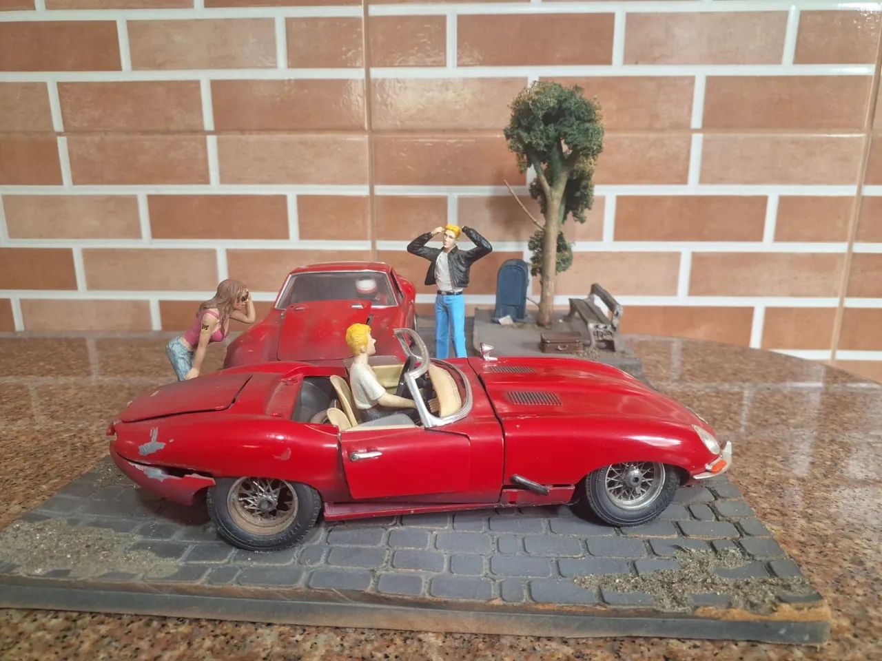 Diorama acidente Ferrari escala 1:18 - Foto 3