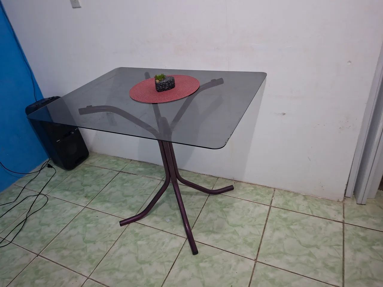 Linda Mesa tampo de vidro - Foto 3