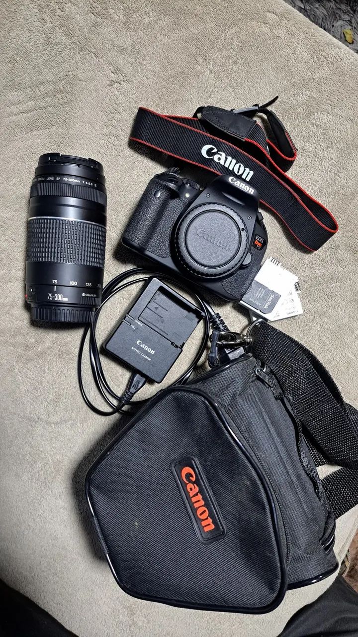 Câmera canon eos t5i 