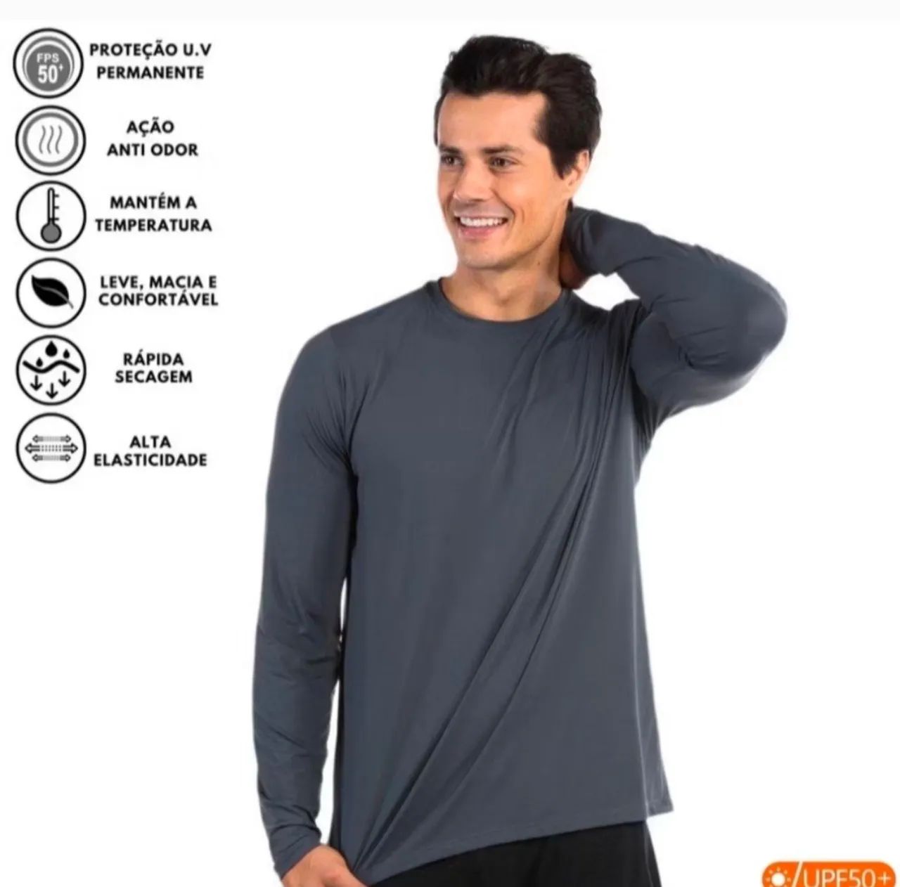 Camisas de proteção solar UV+50  - Foto 4