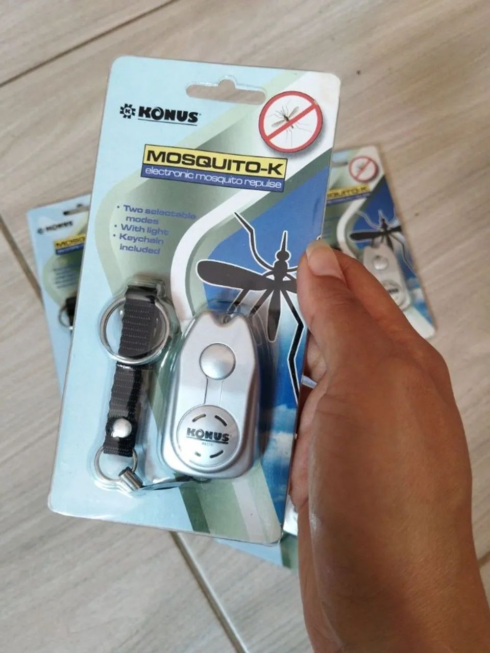 Kit com 5 chaveiros repelente eletrônico  - Foto 2