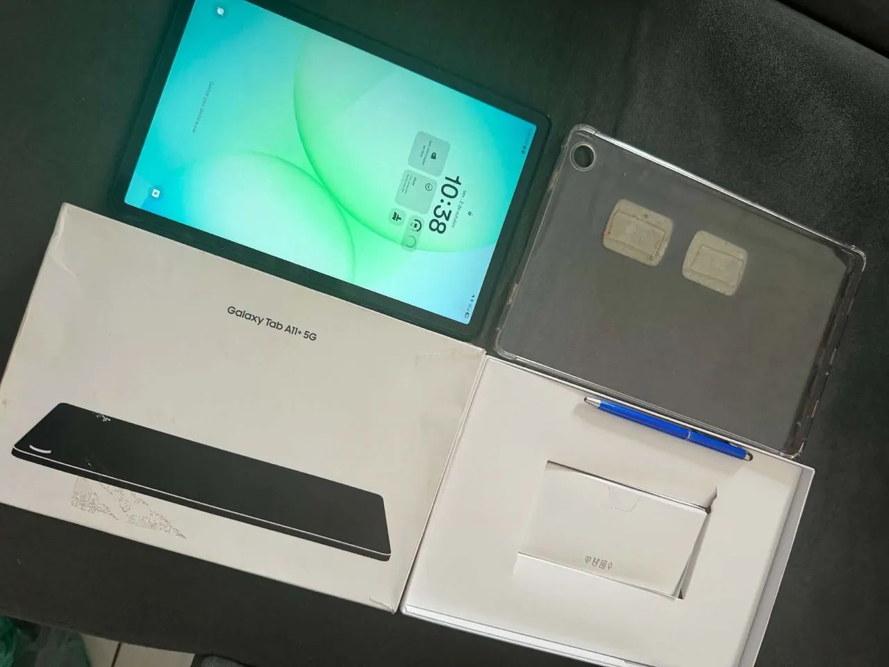 Tablet Samsung A11+ Novo (com caixa e nota) pega chip 5G - Foto 4