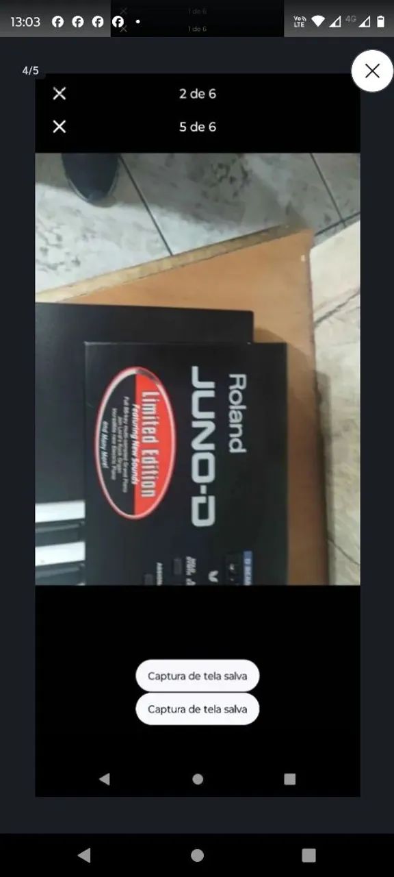 Teclado Roland Juno d limite tudo funcionando perfeitamente  - Foto 4