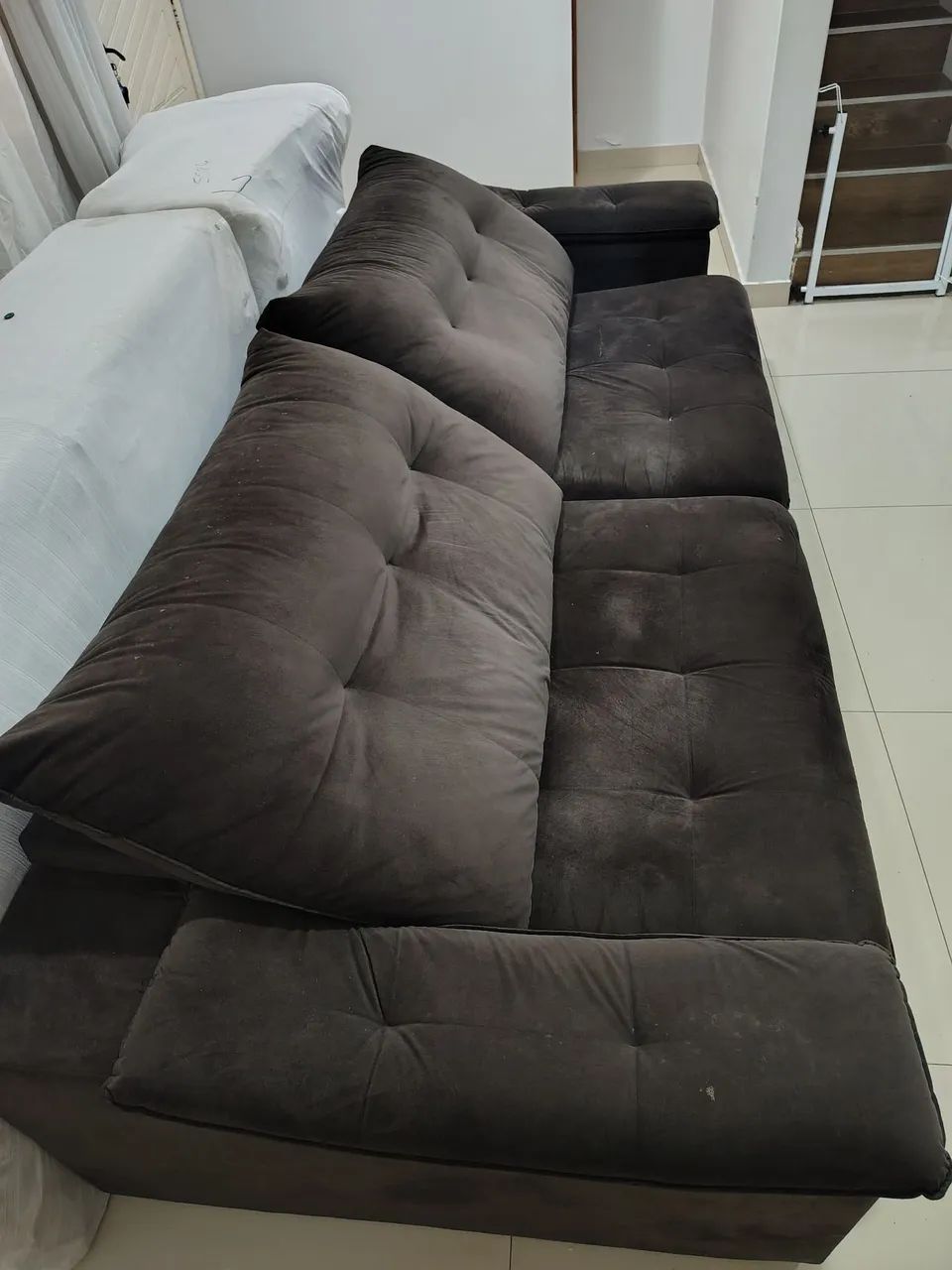 Sofá Retrátil 2,95mt - Superconfortável e Espaçoso!