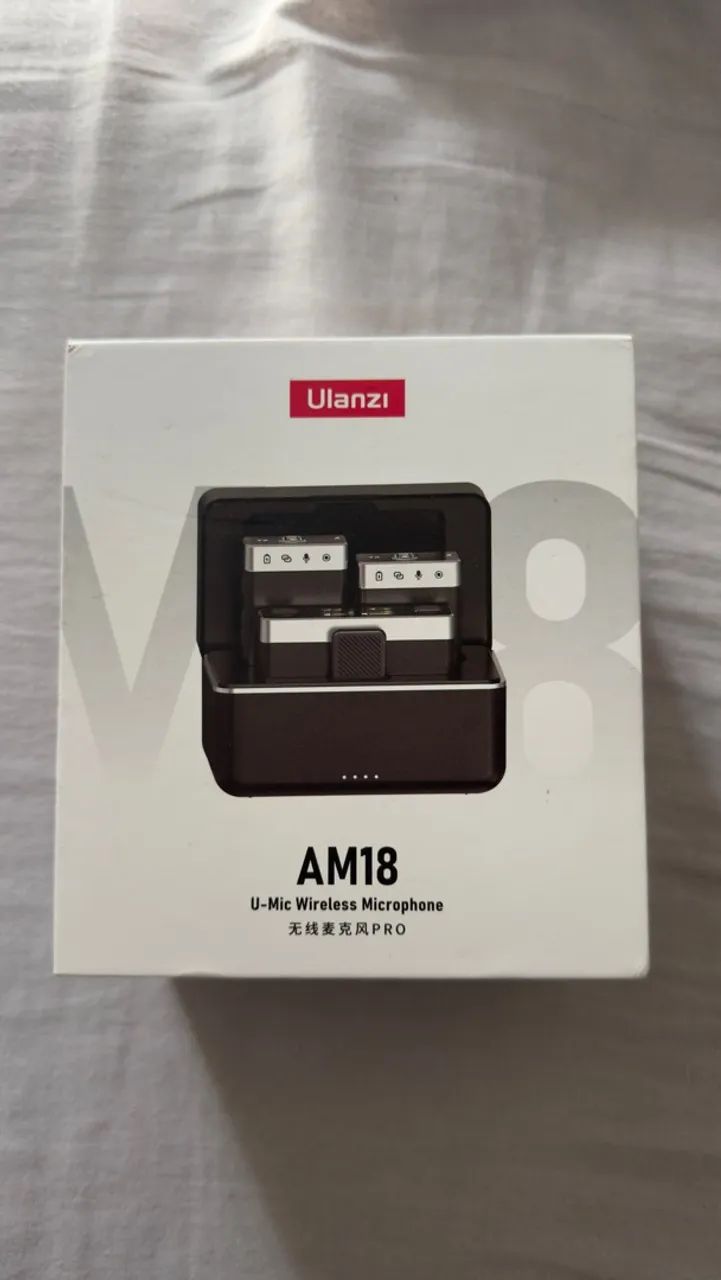 MICROFONE DE LAPELA PROFISSIONAL ULANZI AM18