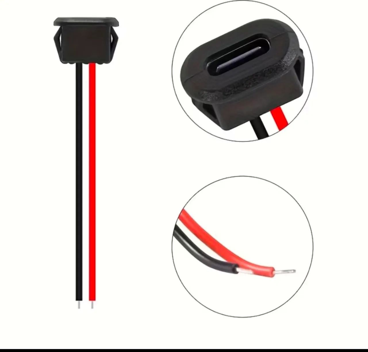 Conector tipo c fêmea  - Foto 2