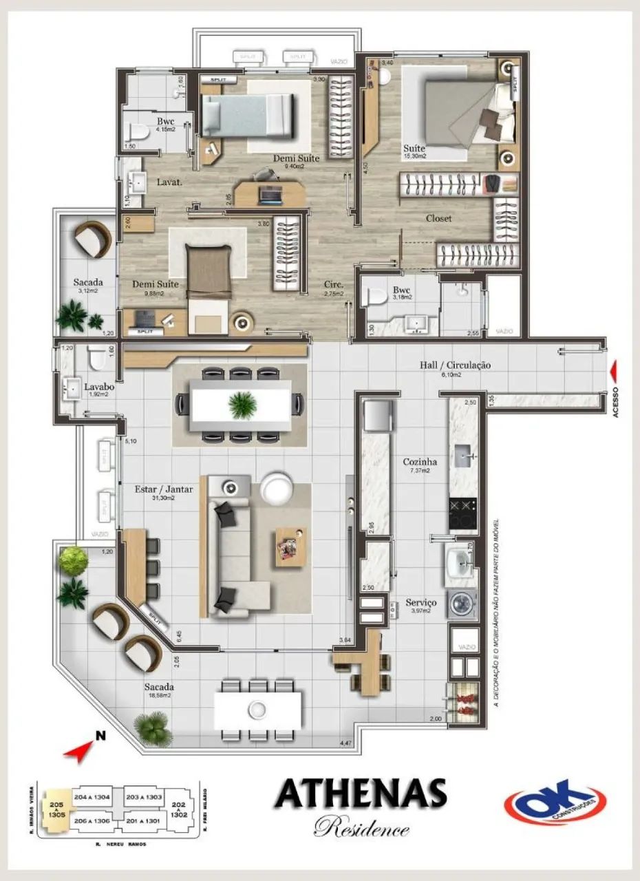 Apartamento 2 Quartos com 1 Suíte e 89m² - Campinas - Foto 5