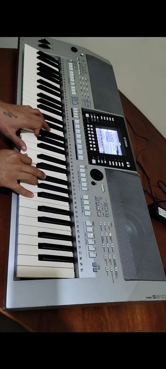 Yamaha Psr S910 com capa e pedal, Aceito trocas 