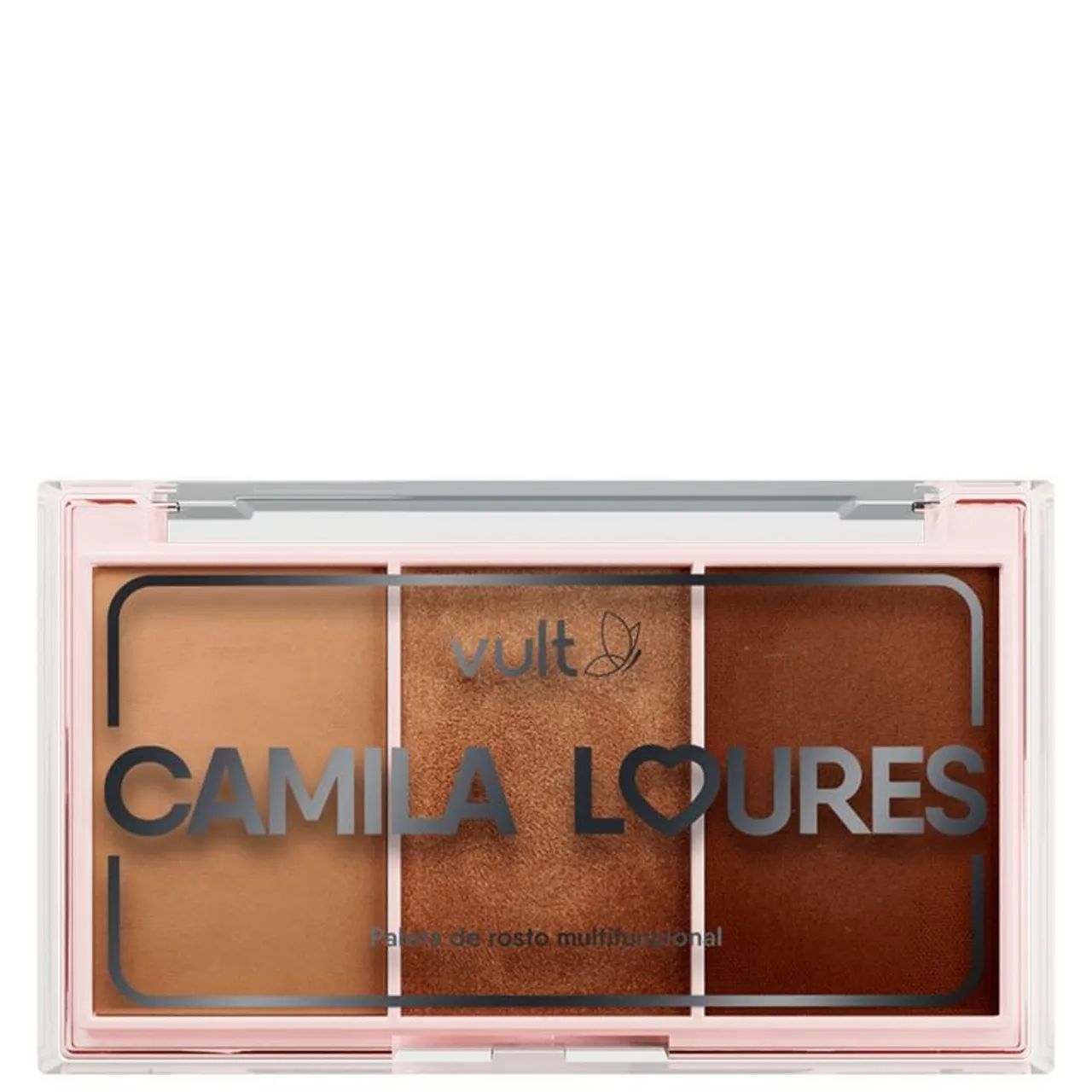Paleta de Rosto Multifuncional 3 cores - Foto 2