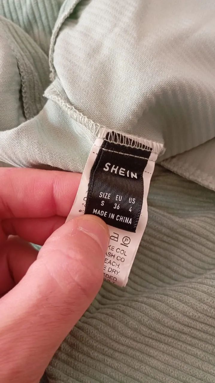 shorts shein verde feminio tam p - Foto 4