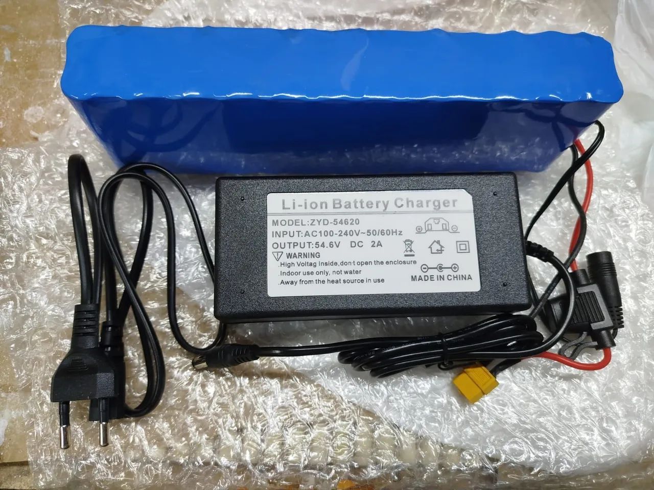 Bateria nova bicicleta elétrica 