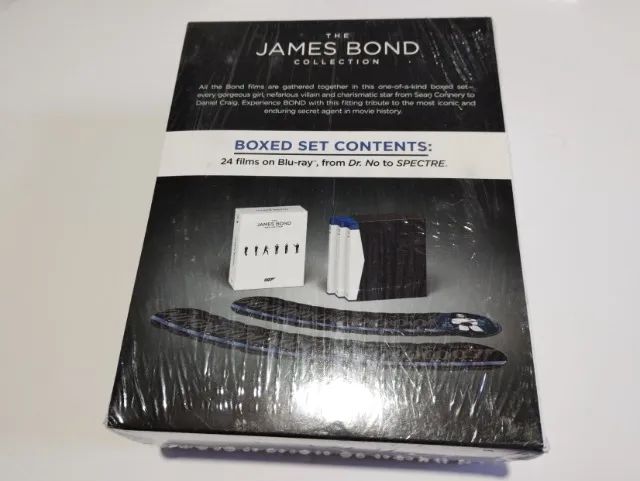 The James Bond Collection 24 Blu-rays Lacrado - Foto 4
