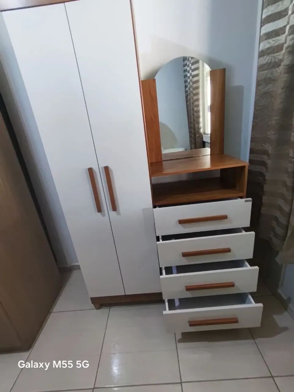 CÔMODA COM SAPATEIRA 5 GAVETAS - Foto 2