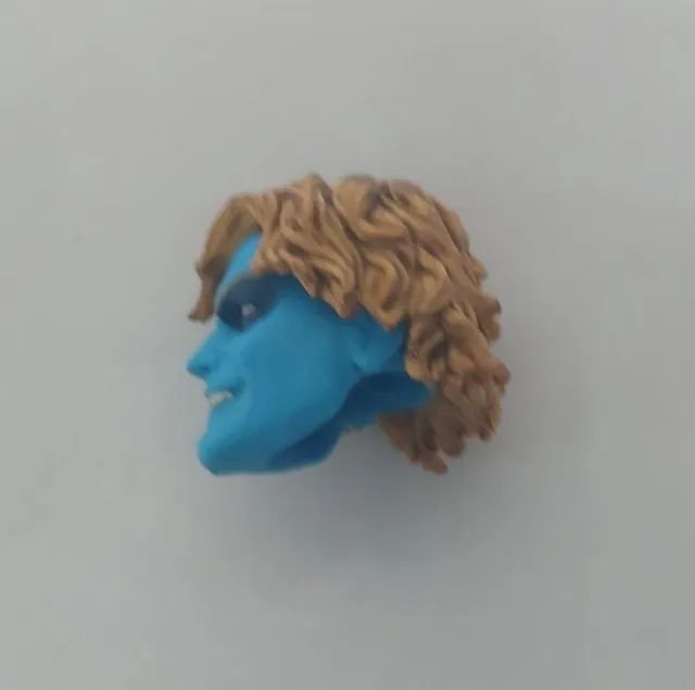 Cabeça (Head) Arcanjo (Archangel) malvado com cabelo Marvel Legends X-men Hasbro - Foto 3