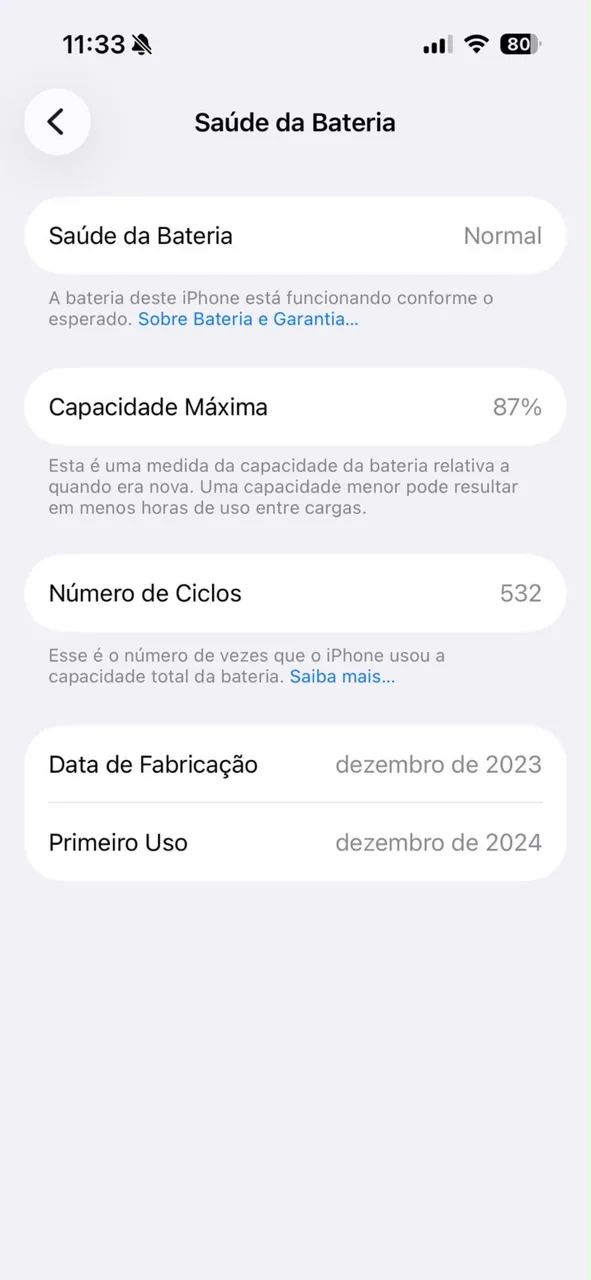 iPhone 15 Pro 128gb branco  - Foto 5