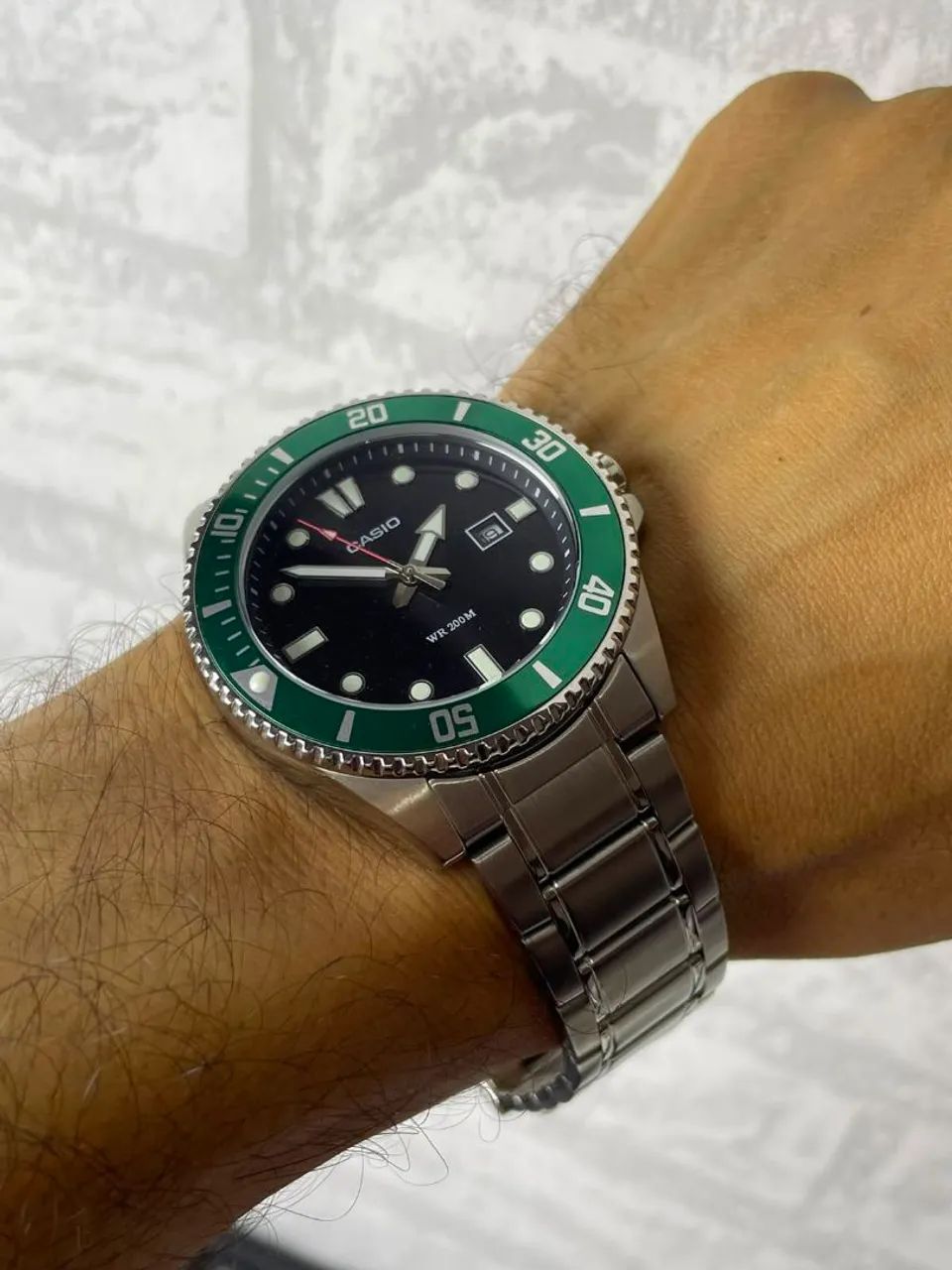 Relógio Casio Original resistente a água a 20atm com 1 ano de garantia  - Foto 5