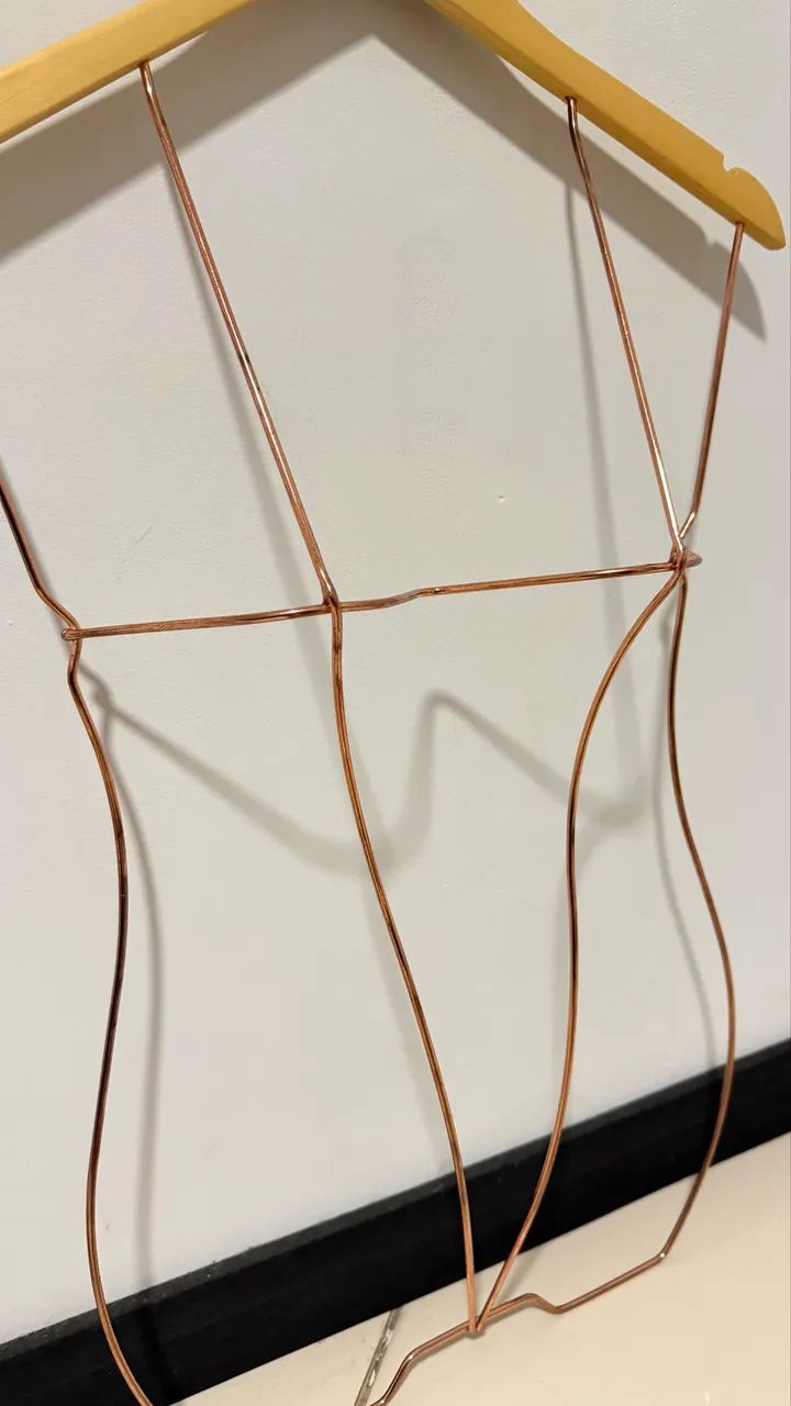Cabide silhueta Rose gold  - Foto 2