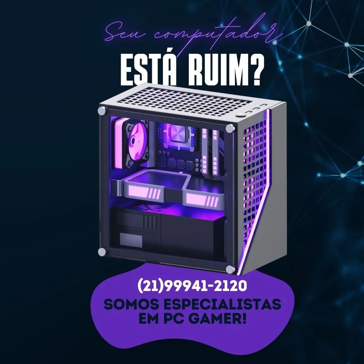 Técnico de Informática - PC Gamer/Escritório.