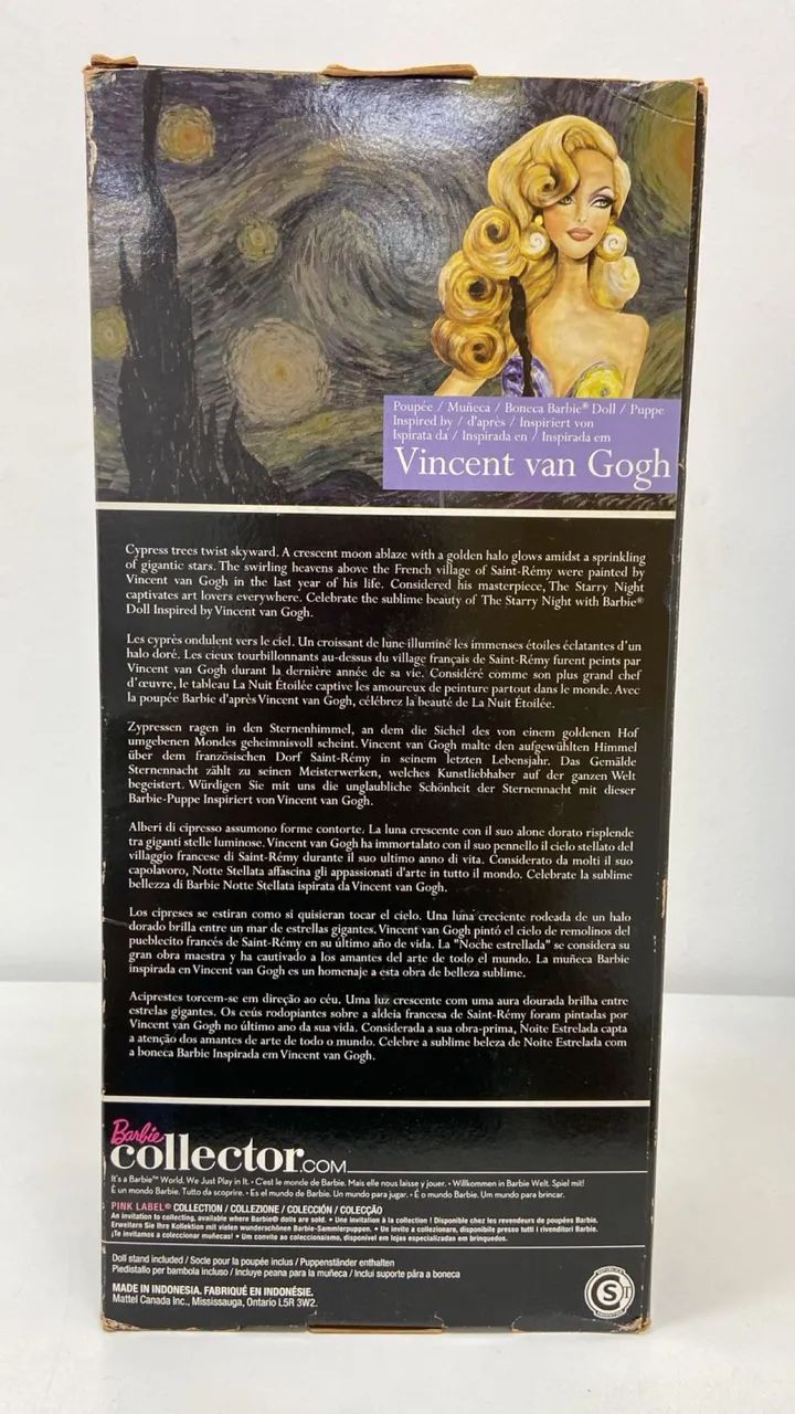 Barbie van gogh colecionável  - Foto 3