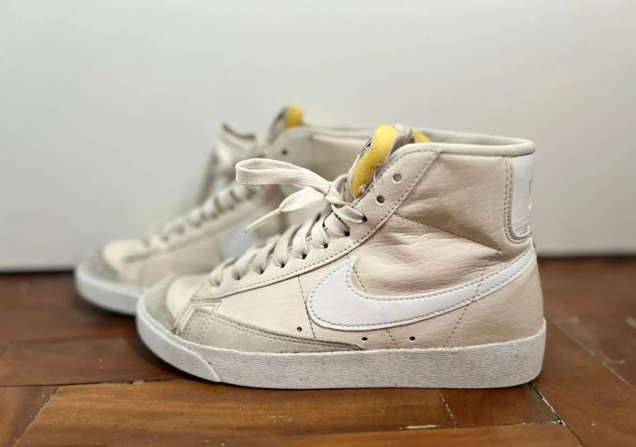 tênis nike blazer mid '77 next nature bege