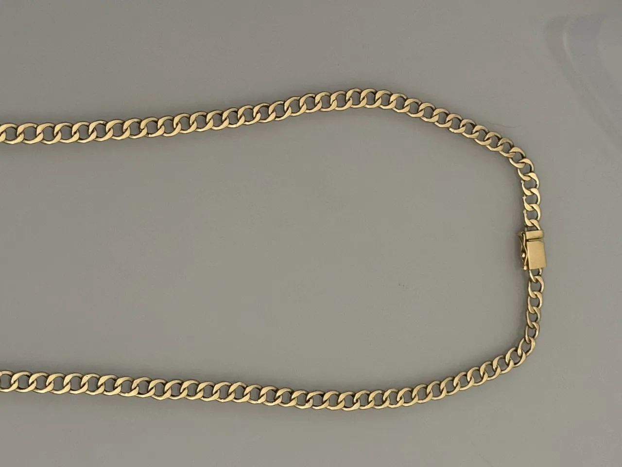 Corrente ouro 18k modelo grumet / 16,42g - Foto 2
