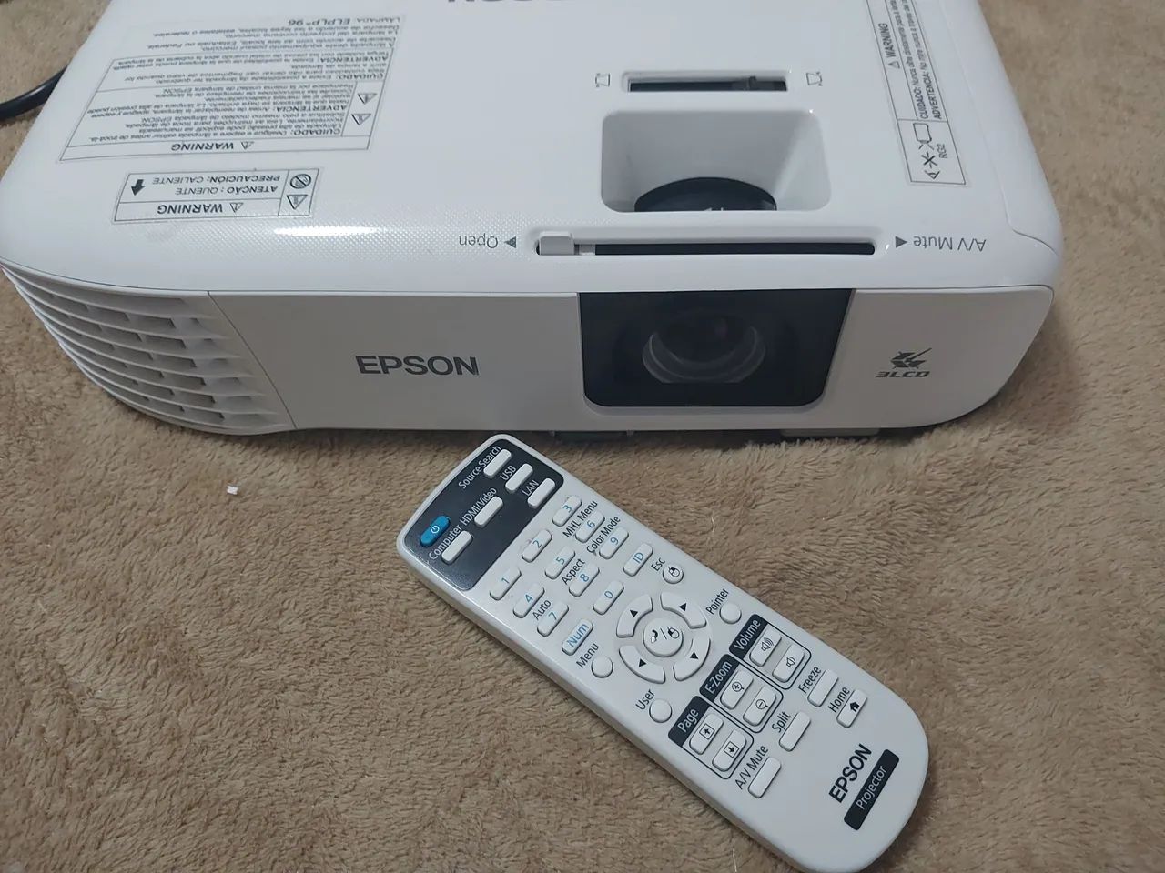 Projetor epson PowerLite X39 