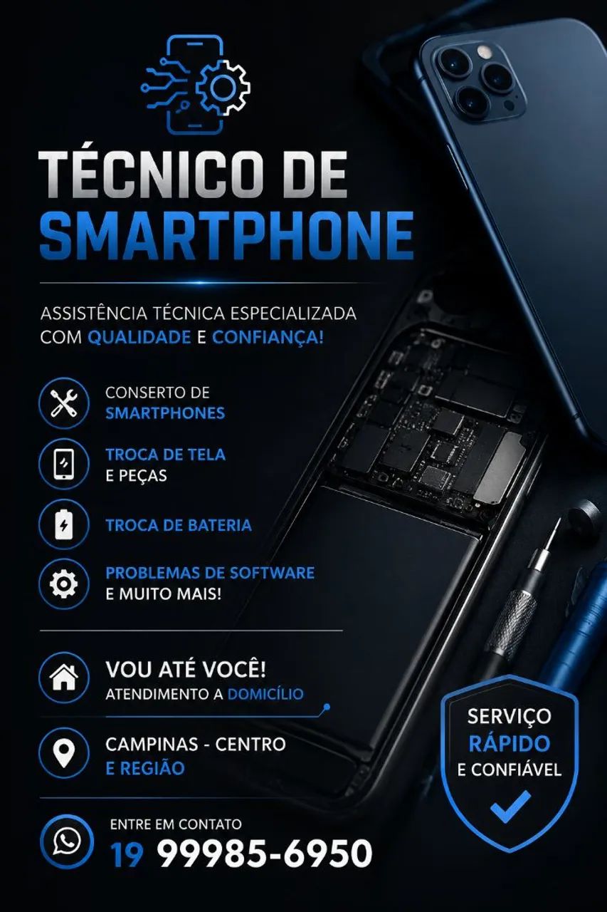 Técnico de Smartphone em Campinas - Conserto Rápido