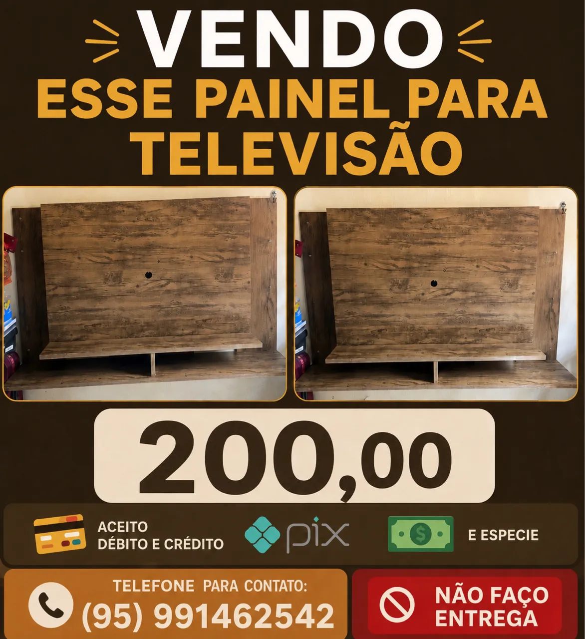 Painel para televisão 