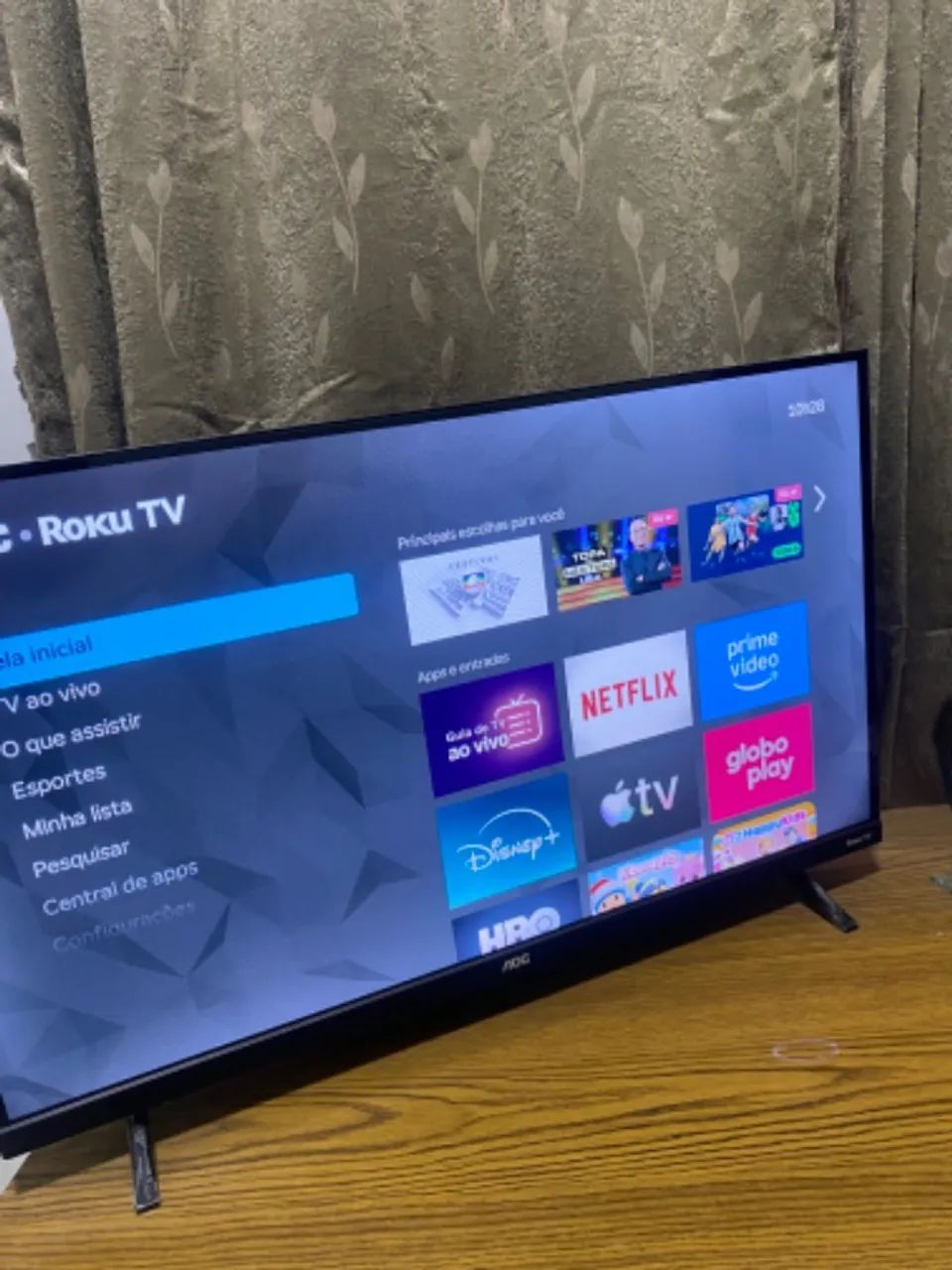 Smart TV AOC LED 32 Polegadas HD WI-FI Roku HDMI USB 32S5045