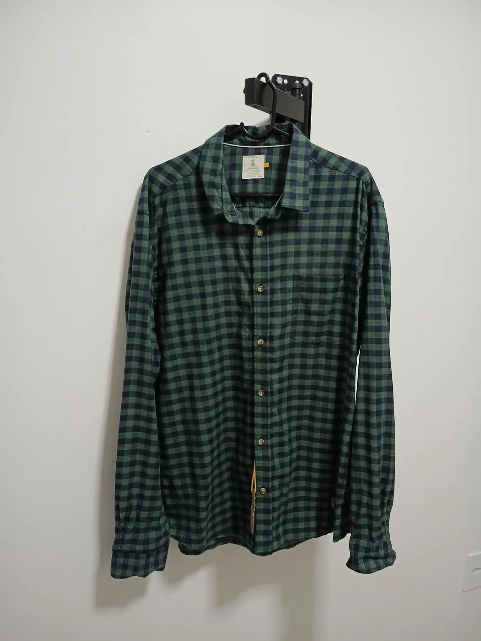 Camisa Xadrez Pineapple verde tamanho 3 