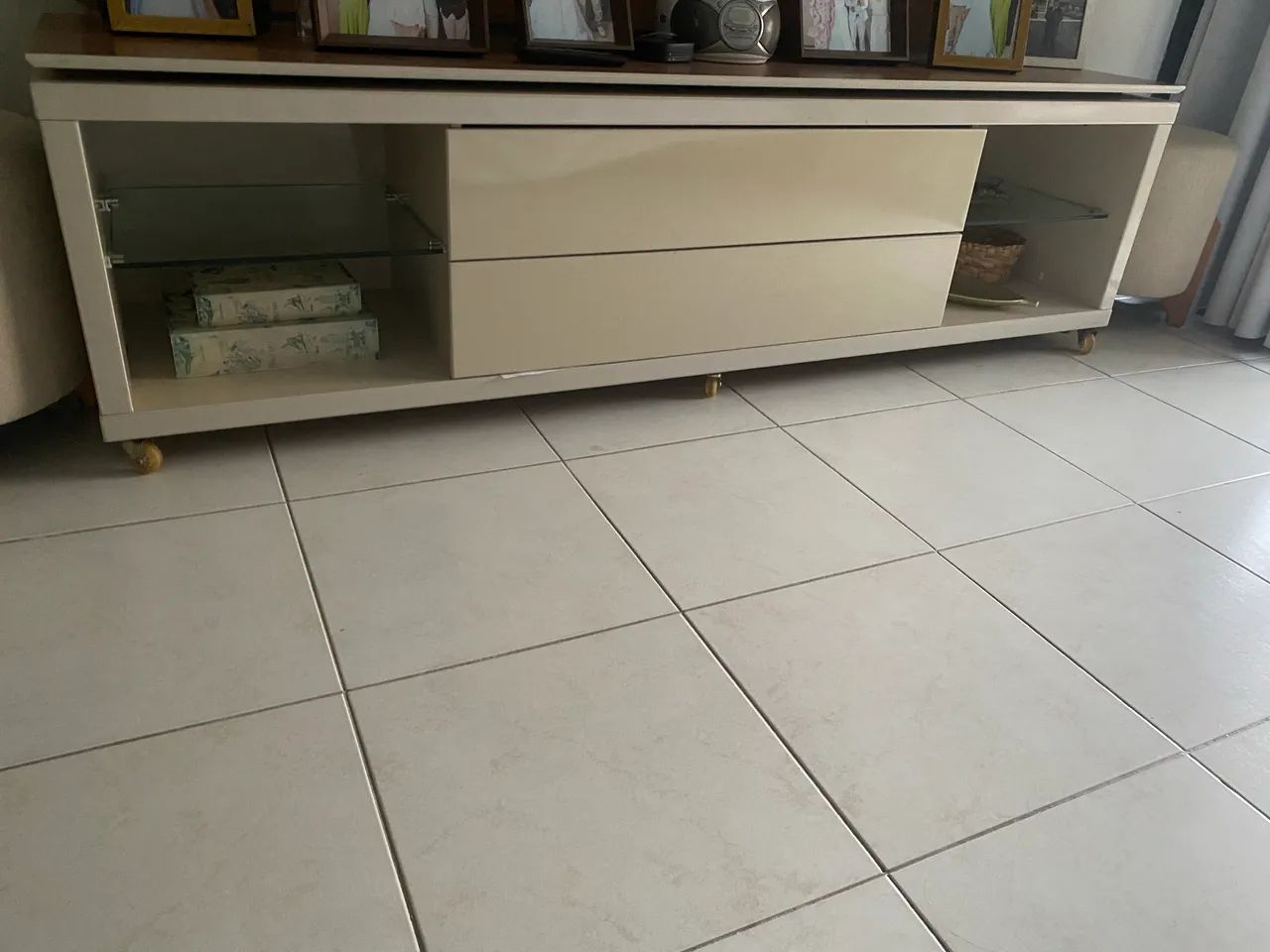 Rack com painel 