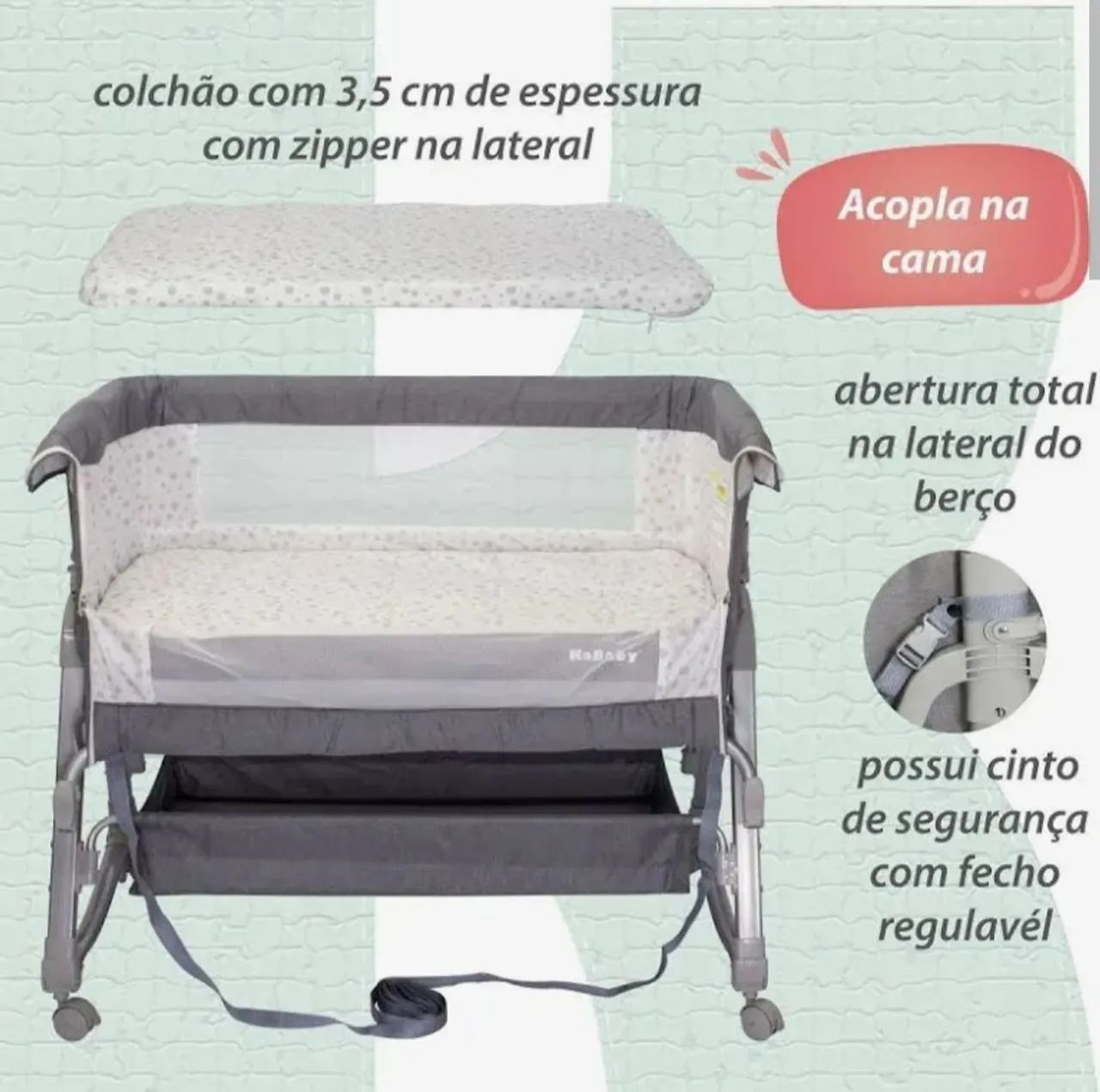 Berço Portátil - Foto 4