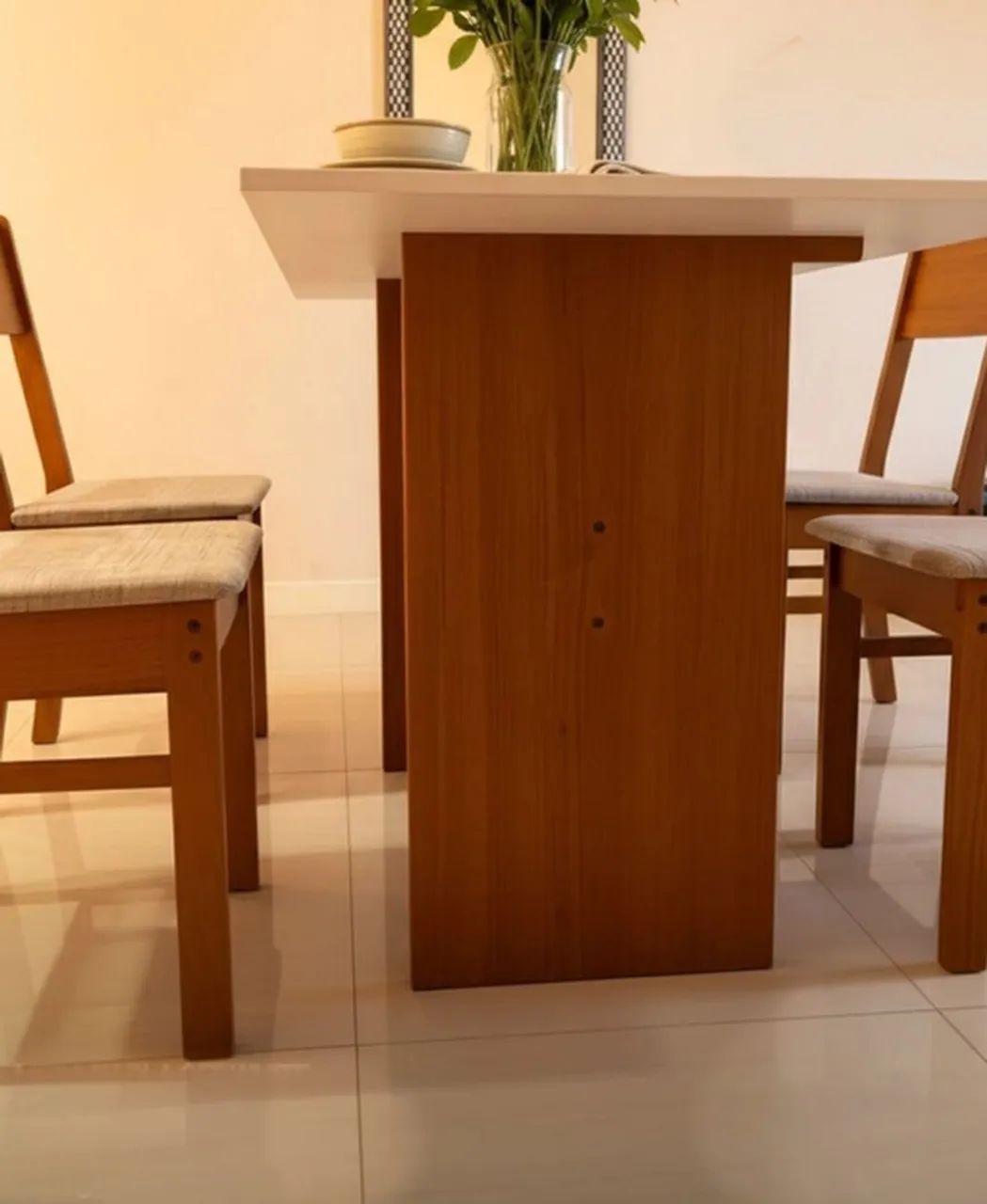 Conjunto mesa 4 cadeiras Novas. Entrega em 24h - Foto 2